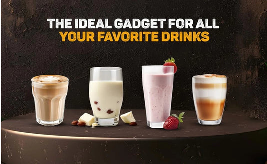 Mini electric coffee blender (36676) -BaristaBlend 3-in-1 Rechargeable Frother, Mixer &amp; Hand Blende